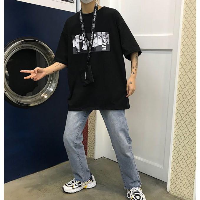 Áo anime Naruto, Áo phông Akasuki đen trắng cực ngầu, giá tốt nhất