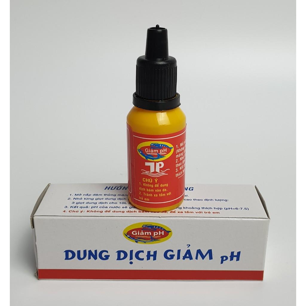 Combo 5 lo dung dịch giảm PH cho bể cá, hồ cá
