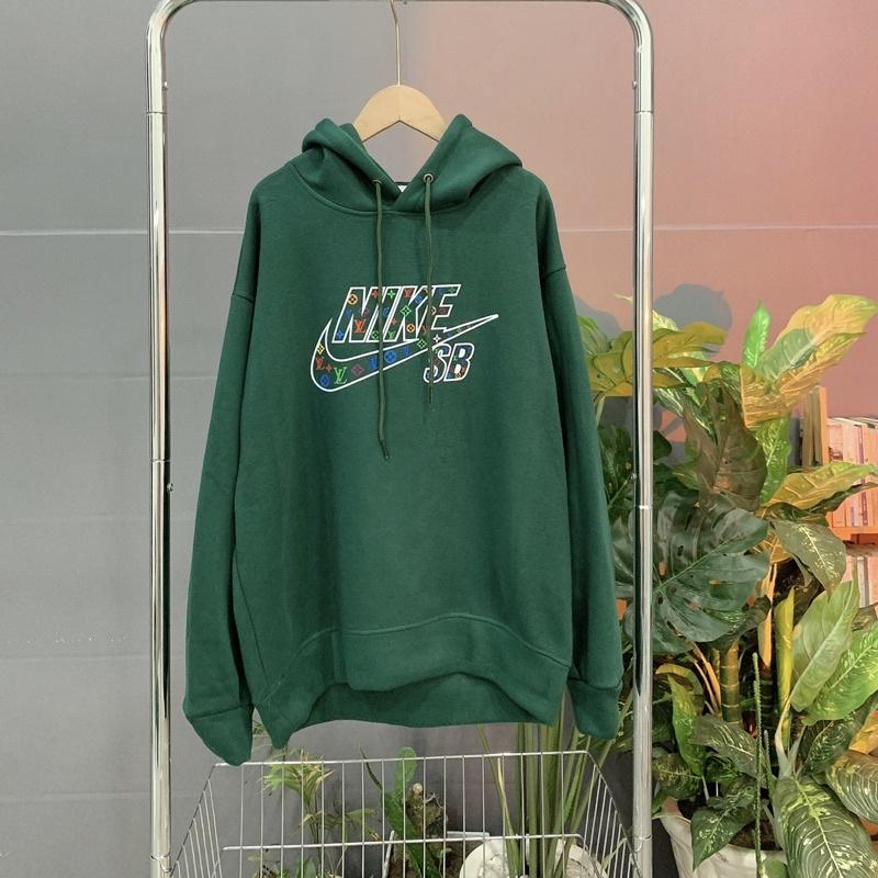 Áo hoodie unisex xanh trendy 2022