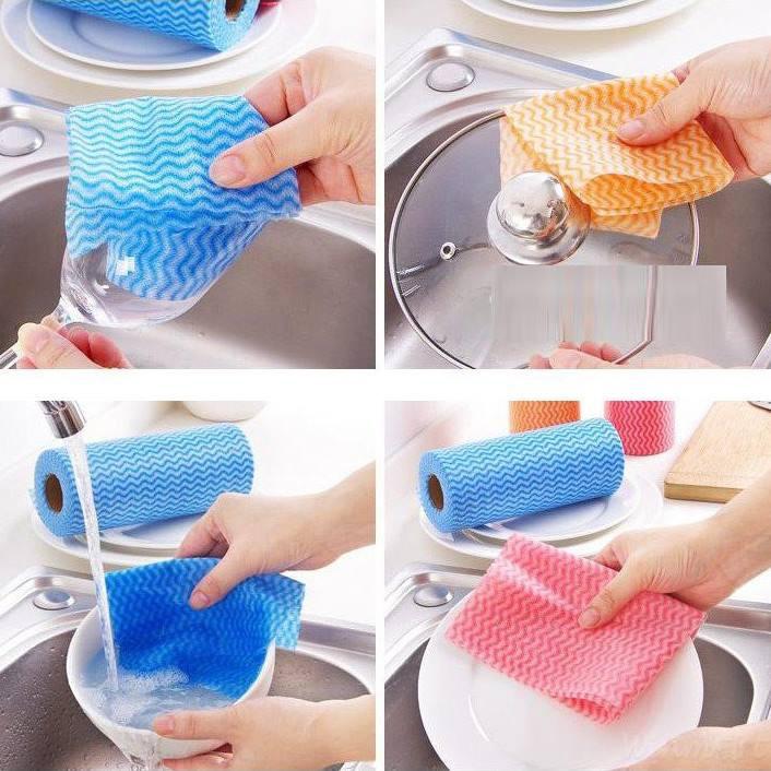 Khăn cuộn đa năng 50 cái _video