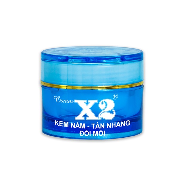 CREAM X2 - KEM NÁM - TÀN NHANG - ĐỒI MỒI - 8g