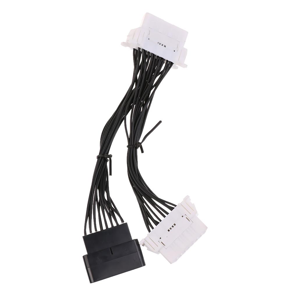 Car OBD2 Y Splitter Connector Extension Cable Wire