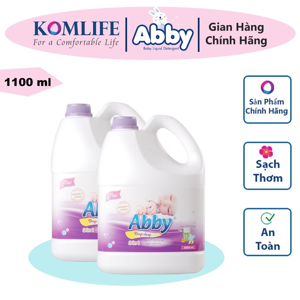 Nước giặt xả mẹ và bé 3500 ml ABBY an toàn, làm mềm vải, hương thơm dịu nhẹ, sạch vết bẩn trẻ em