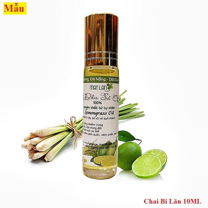 Lọ Chiết Nước Hoa 10ML thủy tinh mẫu Trụ Tròn - Nắp nhựa vàng – Chai Bi Lăn 10ML