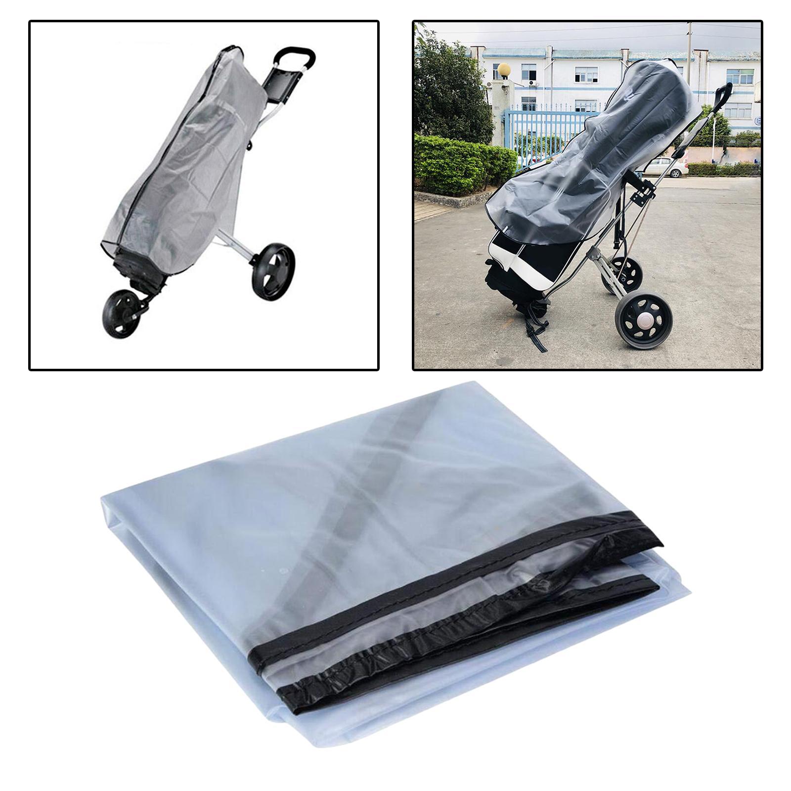 Golf Bag Rain Cover - PVC Clear Cape Golf Club Protection Water Resistant