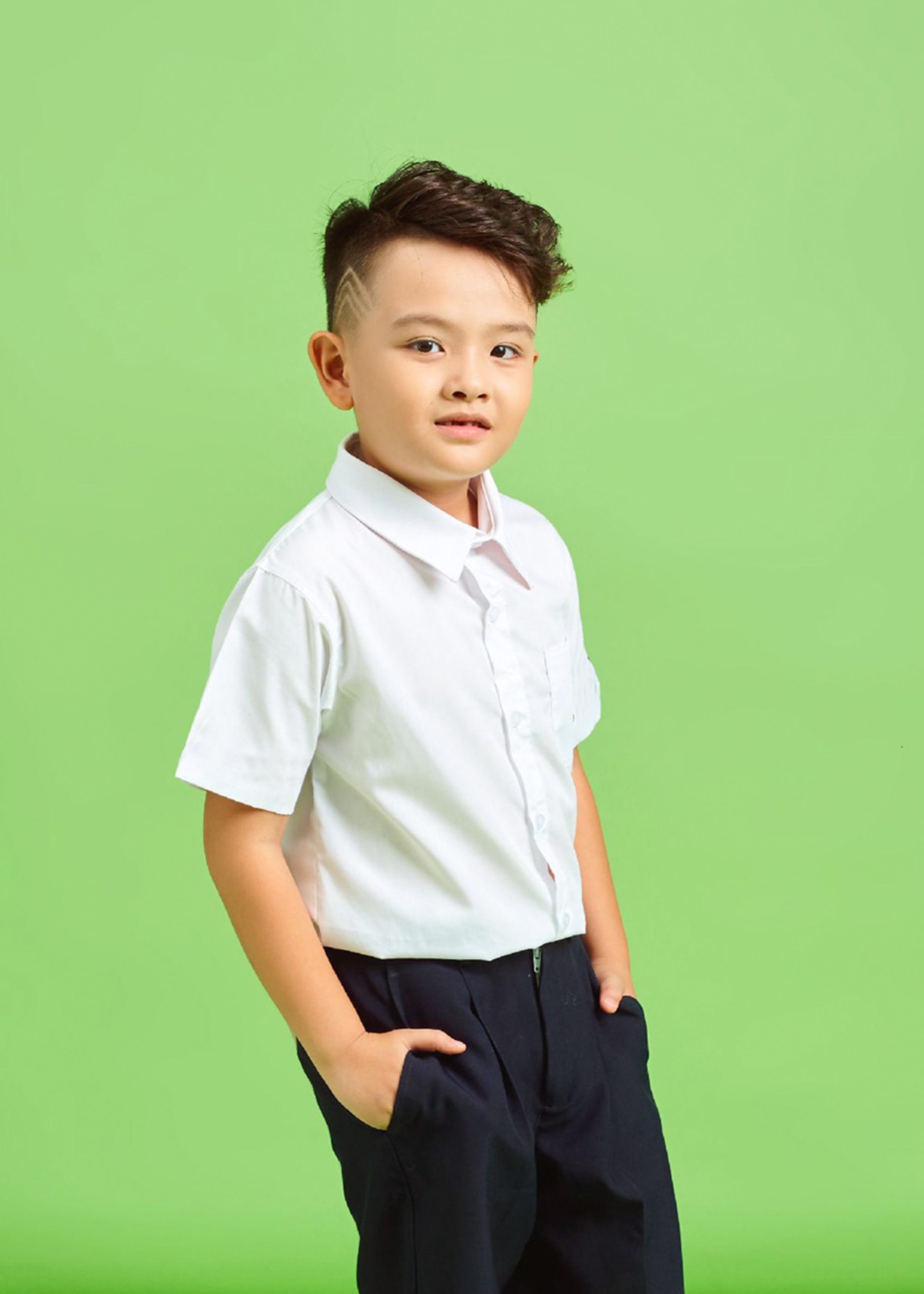 Đồng phục áo trắng quần xanh đen đi học cho bé trai, bộ đồng phục học sinh đi học lớp 1, cấp 1 thoáng mát, vải tốt, thấm hút mồ hôi (lựa chọn mua áo riêng, quần riêng)