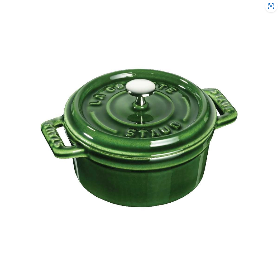 Staub – Nồi tròn màu xanh rêu - 22cm (2.6L)