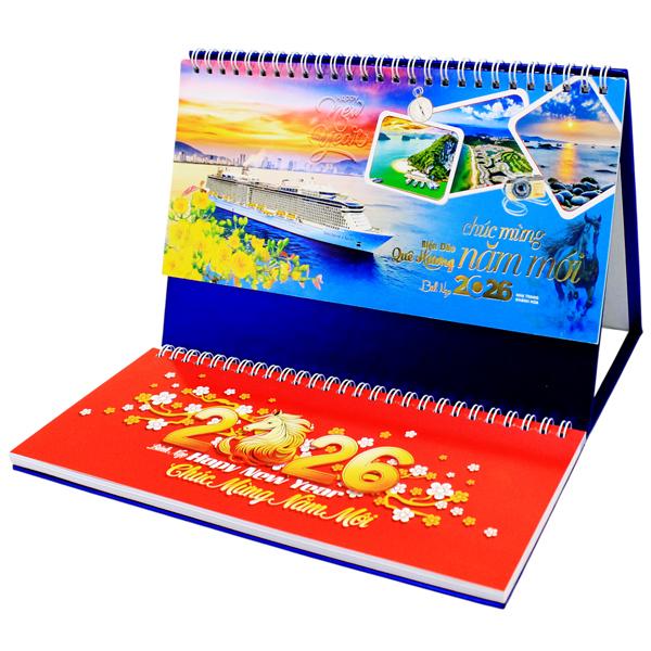 Lịch Để Bàn 2 Lò Xo - Biển Đảo Quê Hương - NST 71B