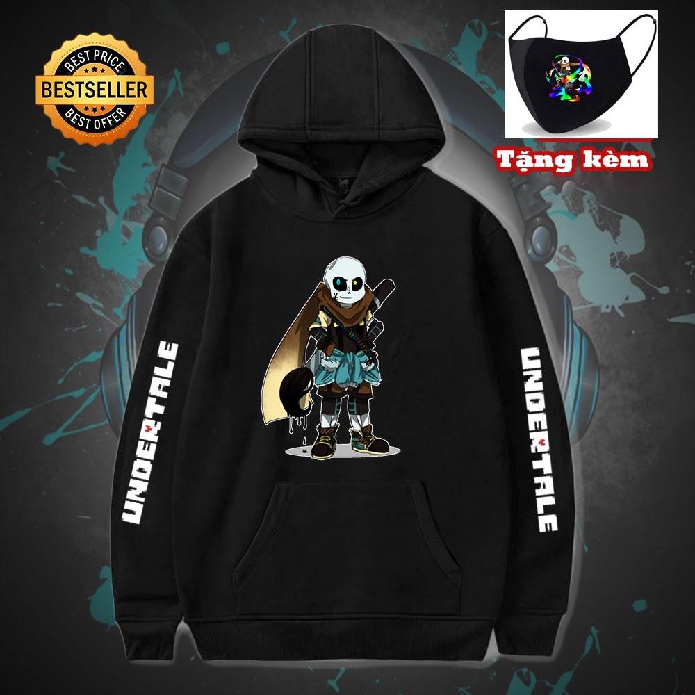 BST 10 Mẫu Áo Hoodie Sans Undertale - áo thun khẩu trang in hình sans sieu chất