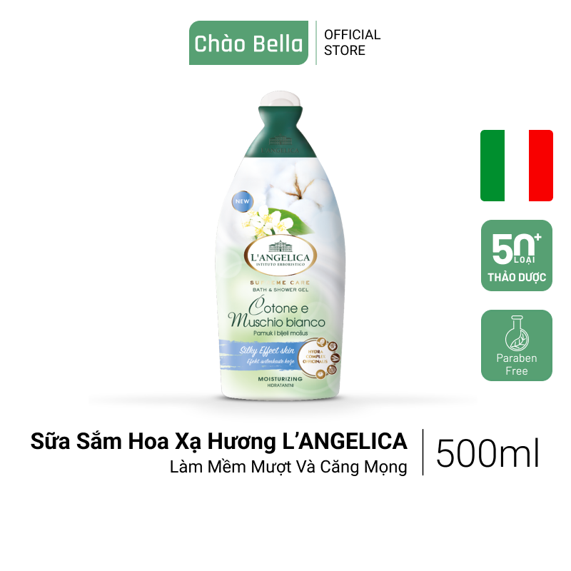 Sữa Tắm Tinh Chất Hoa Xạ Hương Trắng ( Velveting With Cotton And White Musk)  500 ml