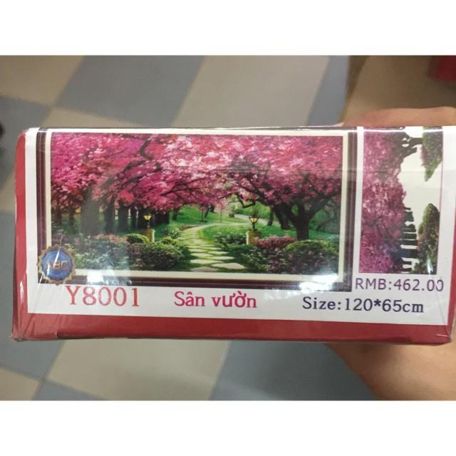 Tranh đính đá vườn cây tình yêu Y8001