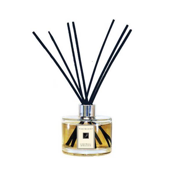 LIME BASIL & MANDARIN - BỘ KHUẾCH TÁN TINH DẦU QUE MÂY THE SCENT