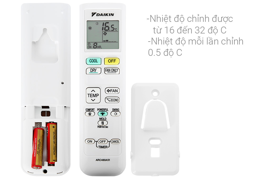 Điều hòa Daikin 1 chiều Inverter 11900 BTU FTKB35WMVMV - Hàng chính hãng - Giao tại Hà Nội và 1 số tỉnh toàn quốc