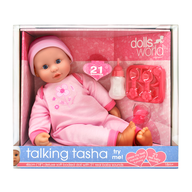 Đồ Chơi DOLLSWORLD Bé Tasha Tập Nói DW60290