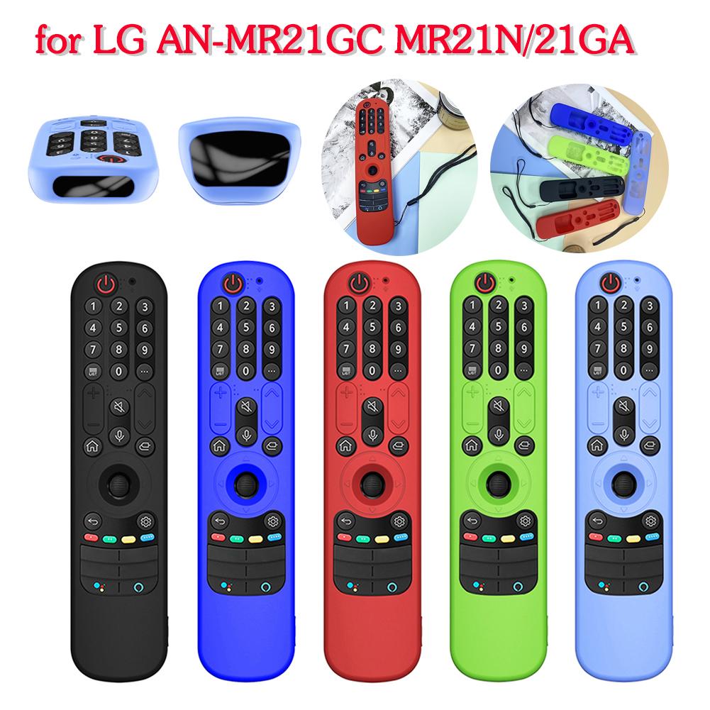 Vỏ silicone đầy màu sắc cho LG AN-MR21GC MR21N/21GA điều khiển điều khiển từ xa cho LG OLED TV Magic từ xa một MR21GA