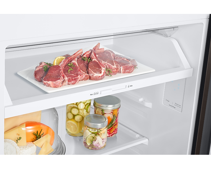Tủ Lạnh Samsung Bespoke Ngăn Đông Trên 4 Chế Độ Optimal Fresh+ màu Trắng/Nâu 382L RT38CB6784C3SV - Hàng chính hãng