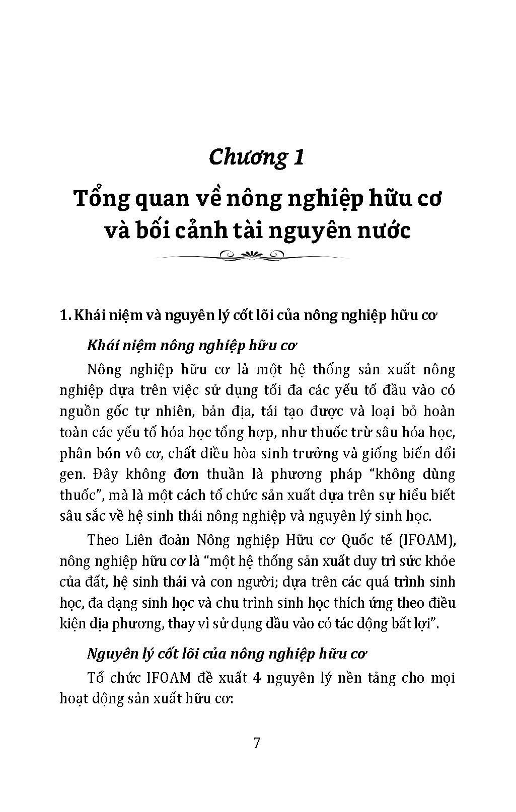Nông Nghiệp Hữu Cơ - Canh Tác Tiết Kiệm Nước Và Xử Lý Nước Thải