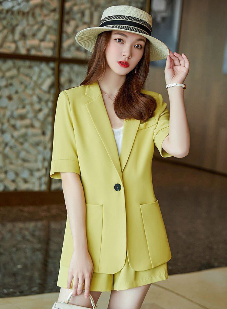 Bộ vest short 3 món túi hộp