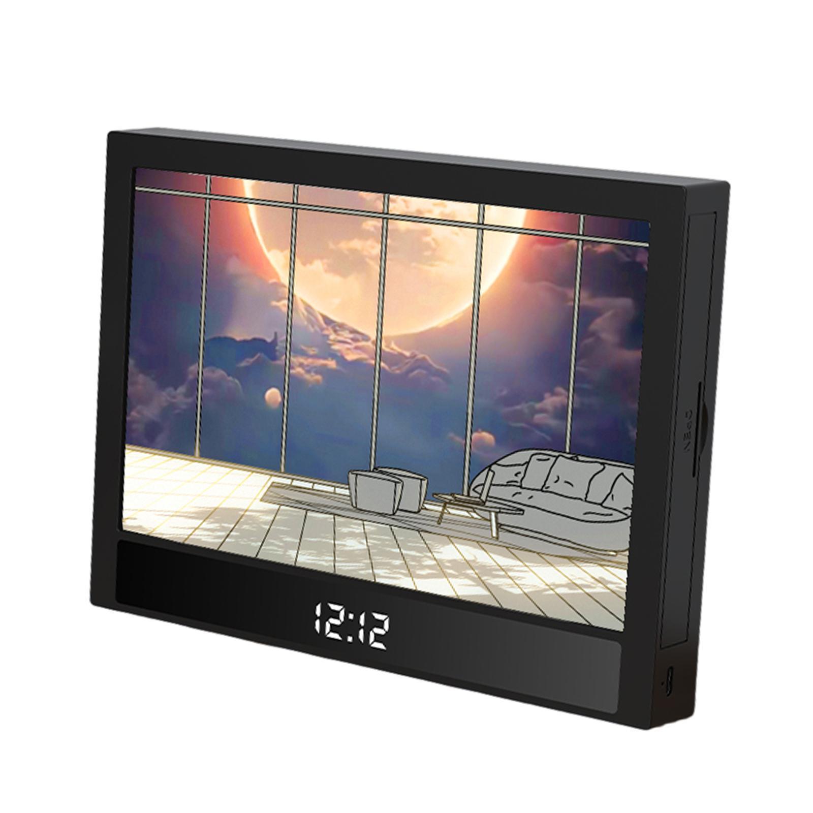 Lighting Painting Decoration with Clock Painting Light for Party Office Home