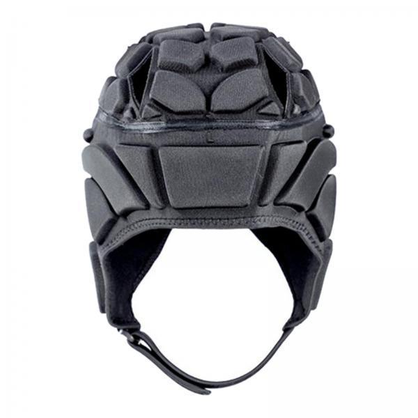 2- Rugby  Headgear Scrum Cap Hockey Head Protector Protect Hat Black