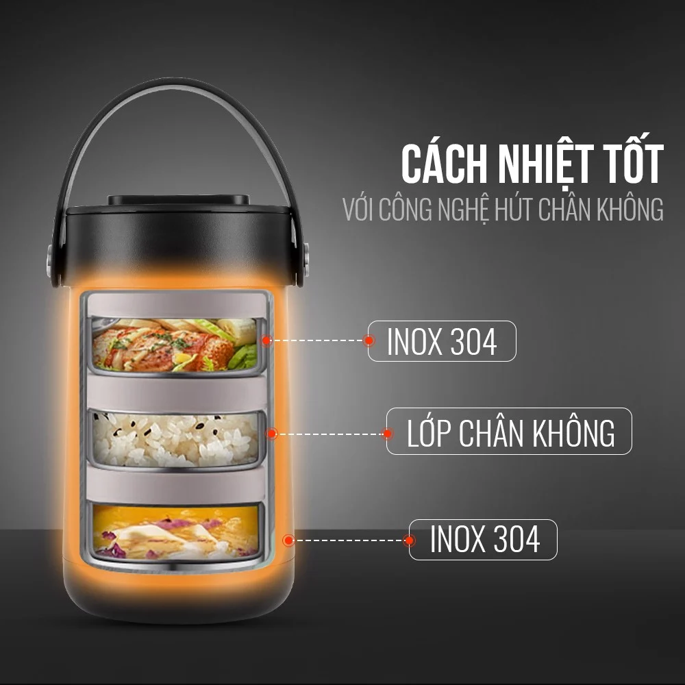 Bình Đựng Thức Ăn Giữ Nhiệt  Elmich EL3129 -1500ml