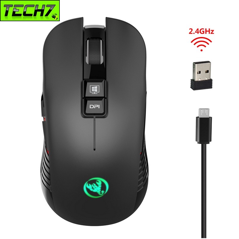 Chuột Không Dây Pin sạc M601 Cổng sạc TypeC chống ồn , chống mỏi cổ tay cho máy tính laptop hàng nhập khẩu