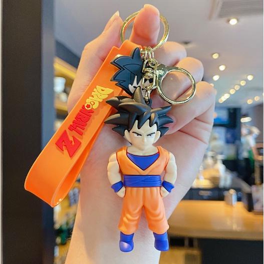 Móc khóa Dragon ball - songoku vegeta Piccolo Broly Trunks Krilin Thầy rùa PoPo PVC loại tốt