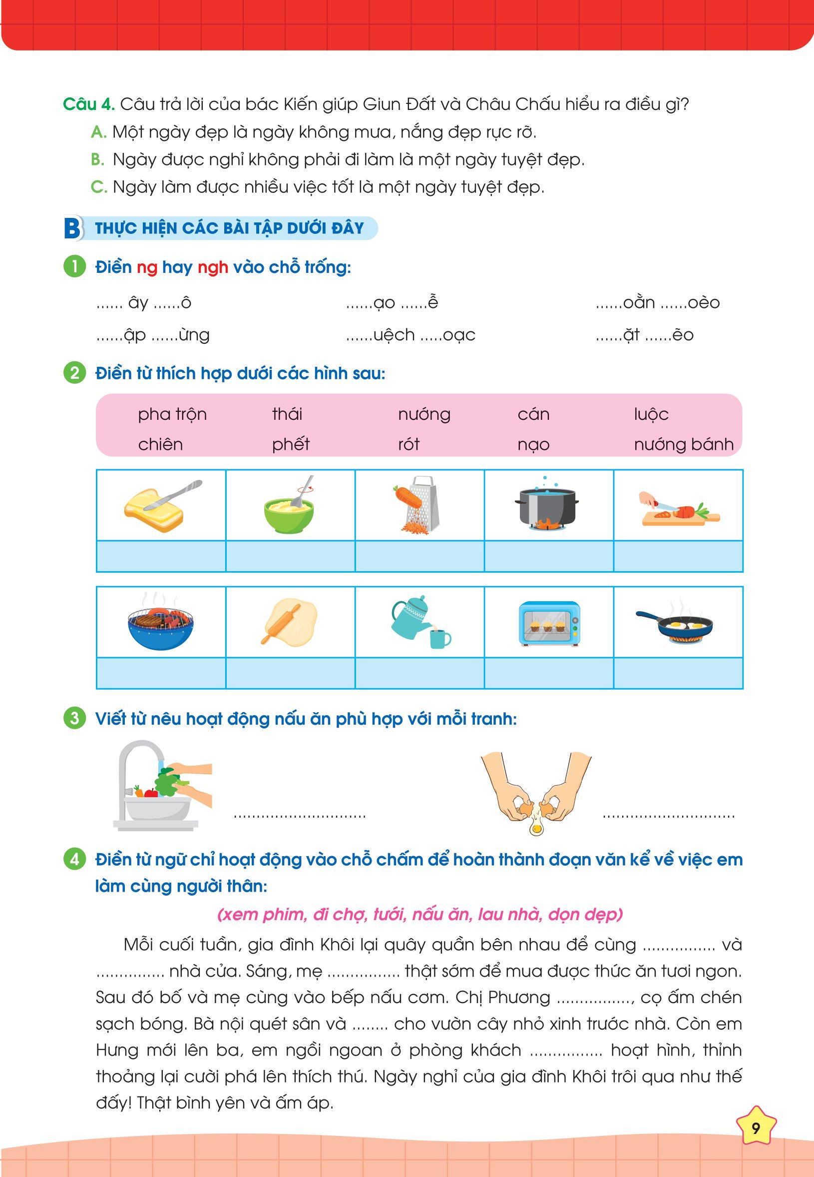 Phiếu Bài Tập Cuối Tuần Tiếng Việt 3