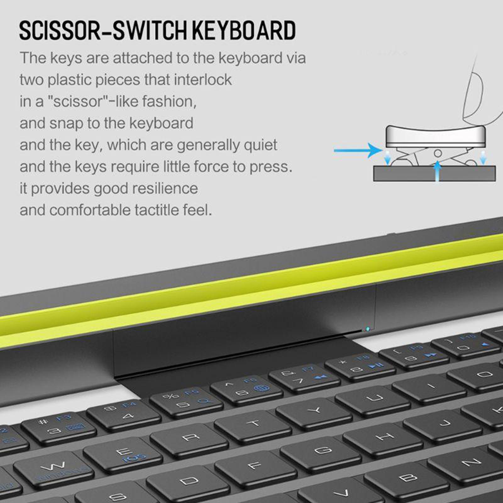 Foldable Ultra-Thin Bluetooth Keyboard