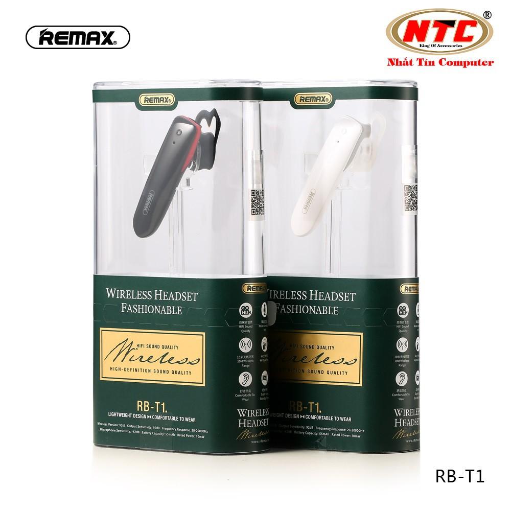 Tai nghe bluetooth nhét tai Remax RB-T1 V5.0 - Hàng Chính Hãng