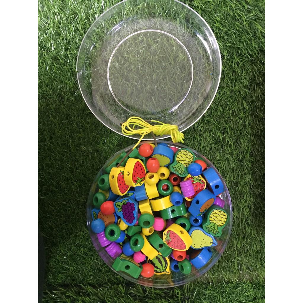 Đồ Chơi Xâu Hạt Gỗ- Rèn Luyện Đôi Tay Khéo Léo Cho Bé