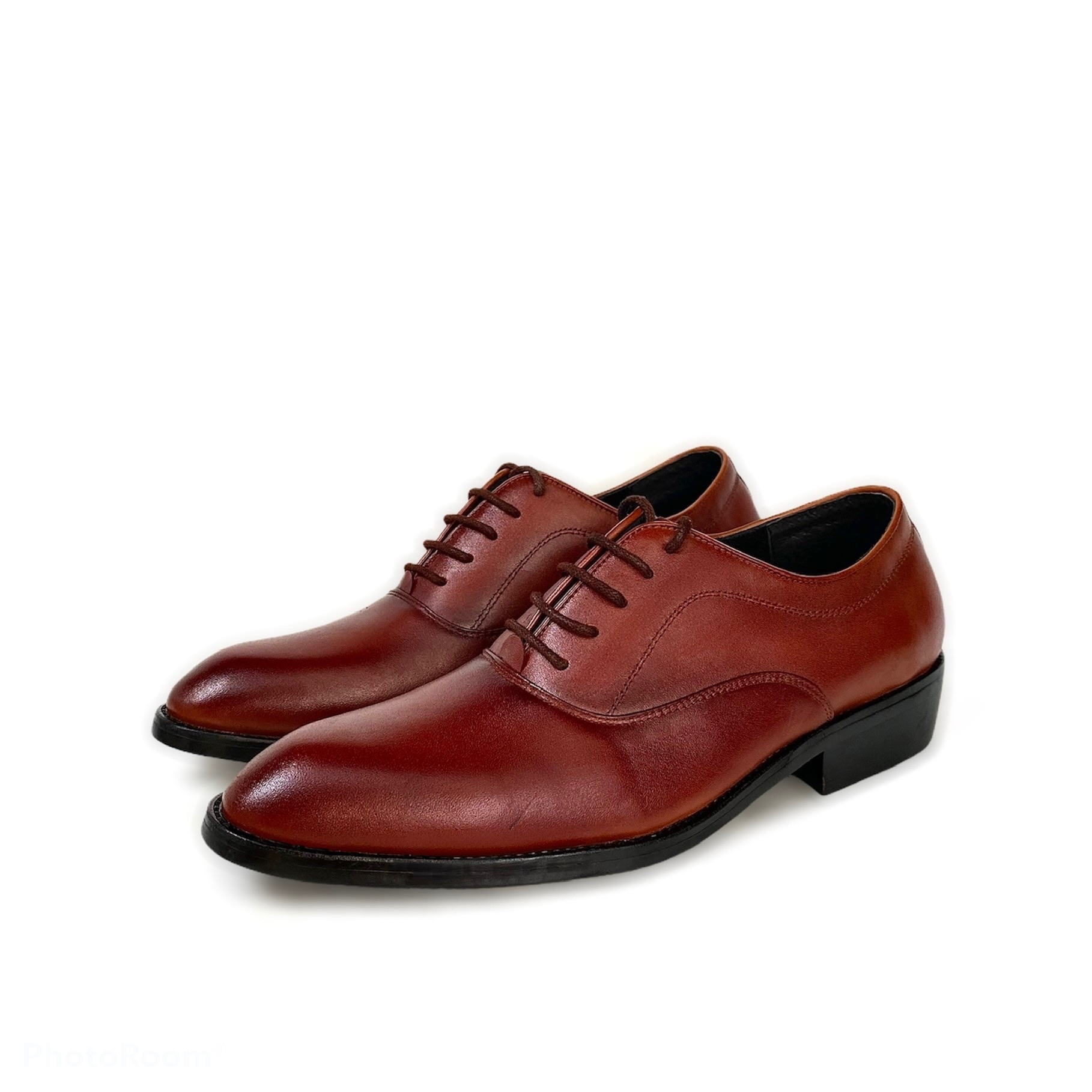 Giày tây oxford TEFOSS HT002 Ver 1 nâu và đen da bò thật cao cấp size 38-44