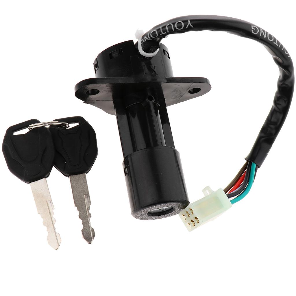 4 Or 6 Wires Engine Lock Gas Cap Lock Key Set