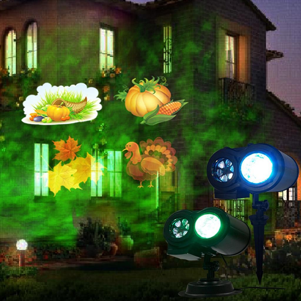 Christmas Projector Light LED Moving Outdoor Indoor Landscape Stage RGBW Lamp