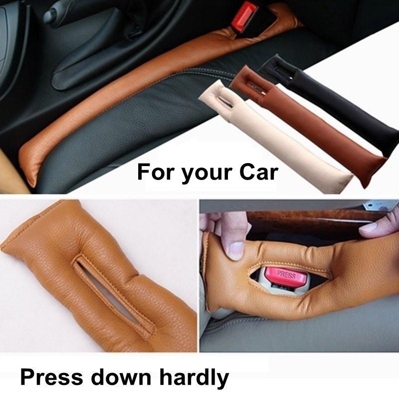 1 Miếng Đệm Lót Khe Ghế Ngồi Xe Hơi Bằng Da Pu