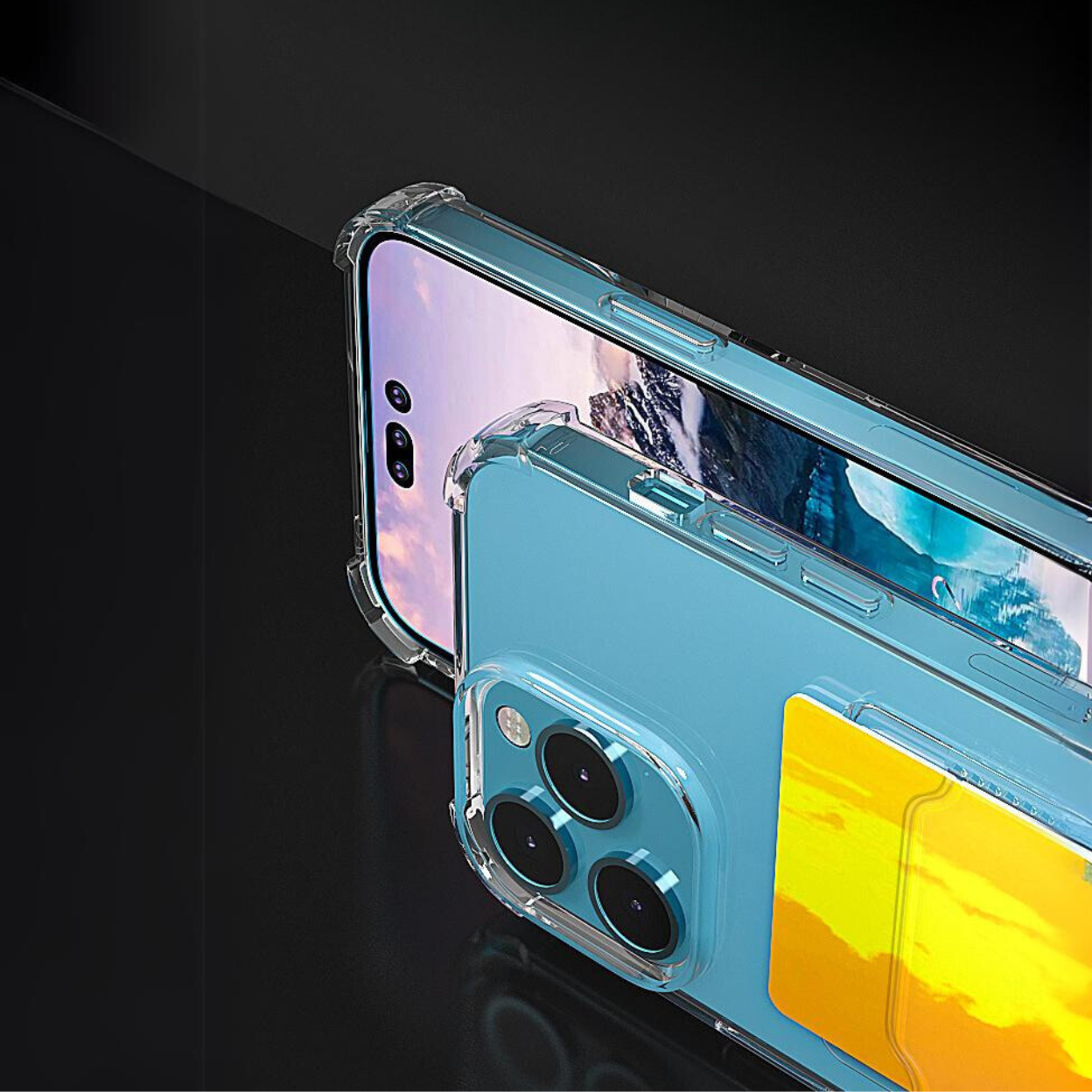 Ốp Lưng Dành Cho iPhone 15 ProMax/ iPhone 15 Pro/ iPhone 15 Plus/ iPhone 15 Kai.N Clear Slot Dual Case - HÀNG CHÍNH HÃNG
