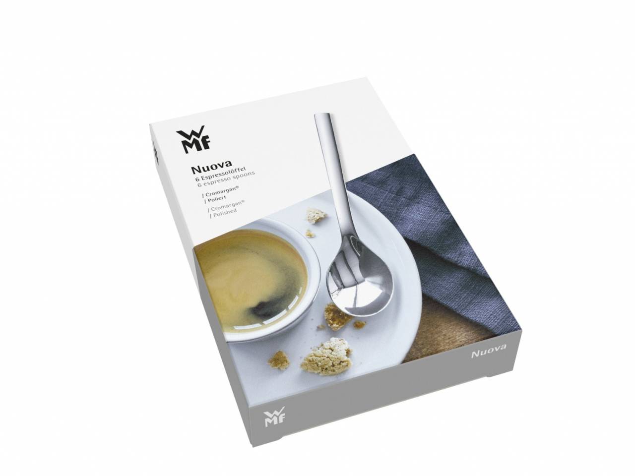 Bộ thìa 6 chiếc WMF Espresso Nuova hàng chính hãng