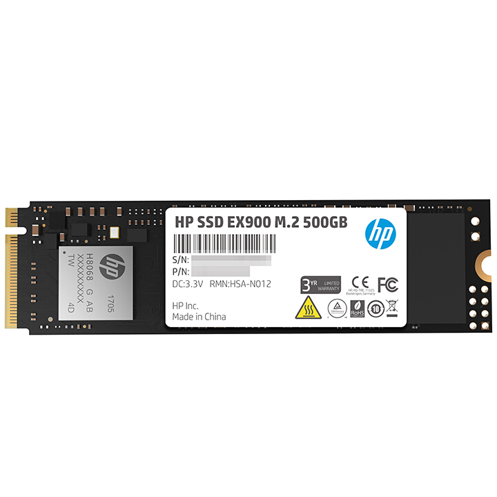 Ổ Cứng SSD HP EX900 M.2 NVMe 500GB - Hàng Chính Hãng