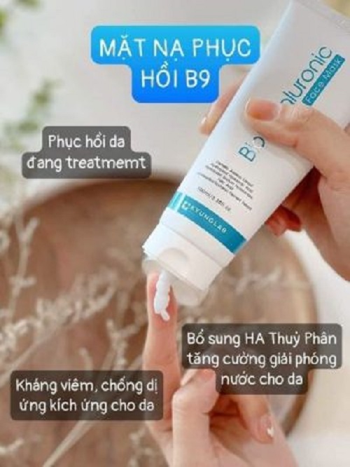 Mặt Nạ B9 Tái Sinh Tế Bào Da Kyung Lab Bio Hyaluronic Face Mask 100ml