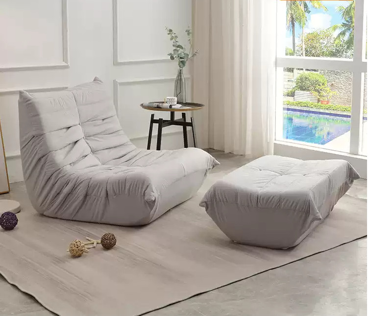 Ghế Sofa Thư Giãn, Ghế Togo Đệm Nguyên Khối Siêu Êm Bọc Da Cao Cấp Sang Trọng