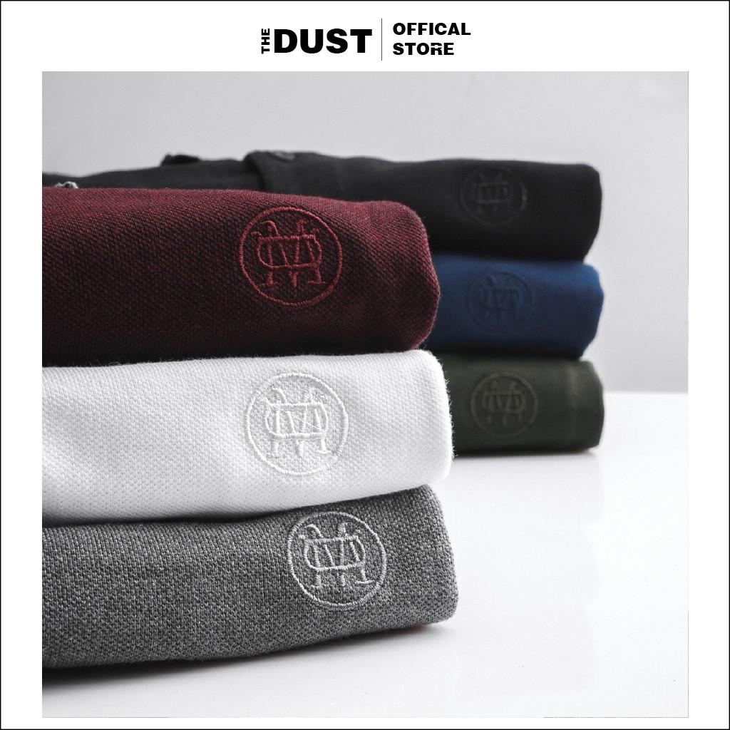 Áo thun polo nam cổ bẻ phối viền MSCV trơn basic, vải cotton cá sâu, form slim fit, trẻ trung, lịch lãm - THE DUST
