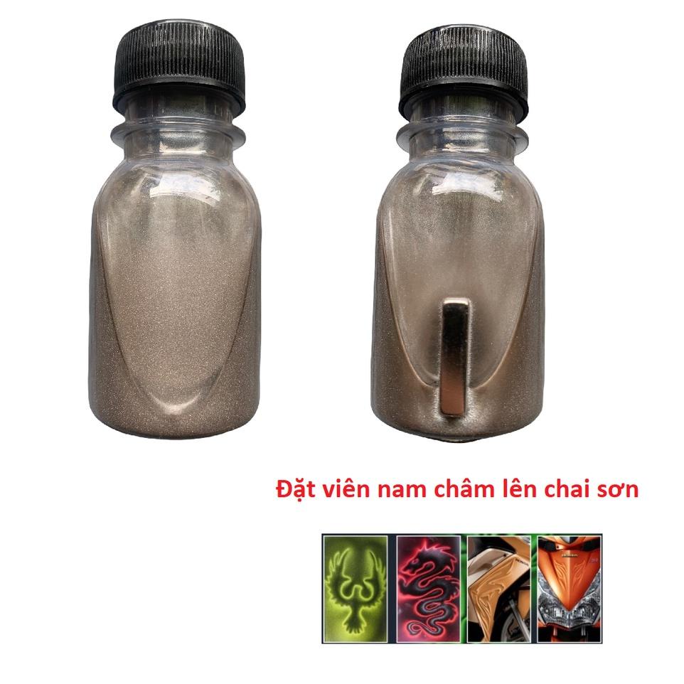 50g Sơn Từ Tính tạo hình 3D màu Xám Bạc