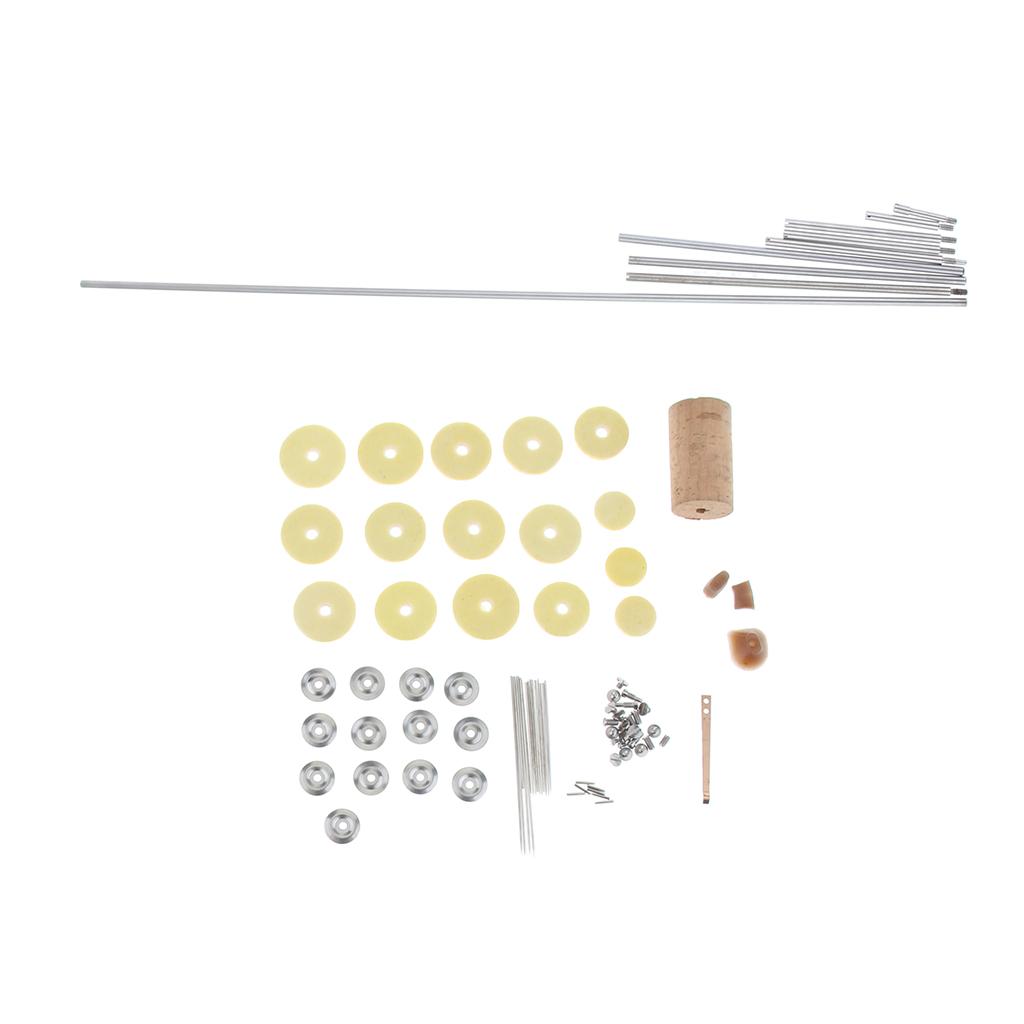 Sunnimix Sáo Bộ Công Cụ Sửa Chữa Sáo Trục Thanh Con Lăn Ốc Vít Keo Nút Chai Miếng Lót