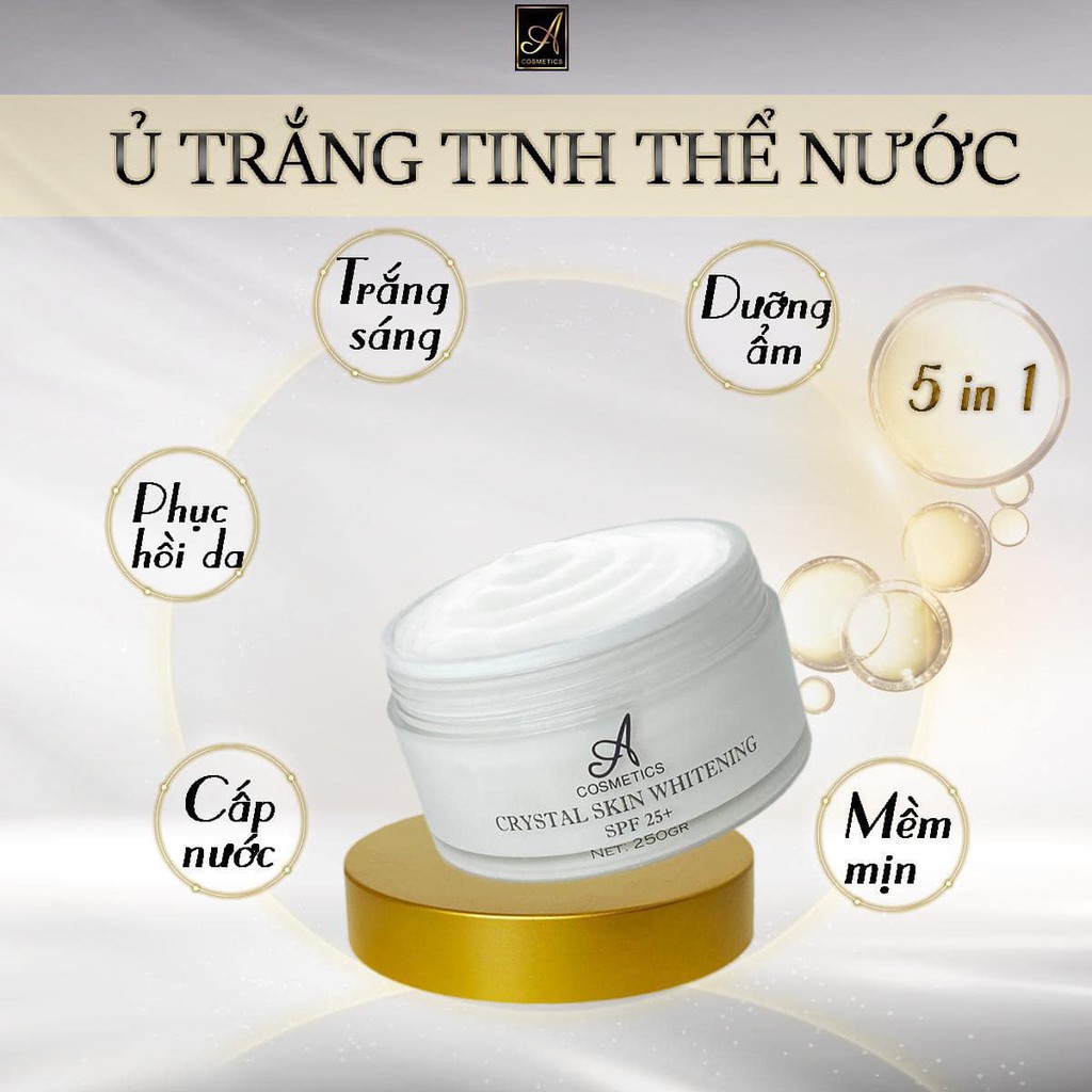 Ủ TRẮNG TINH THỂ NƯỚC CRYSTAL SKIN WHITENING