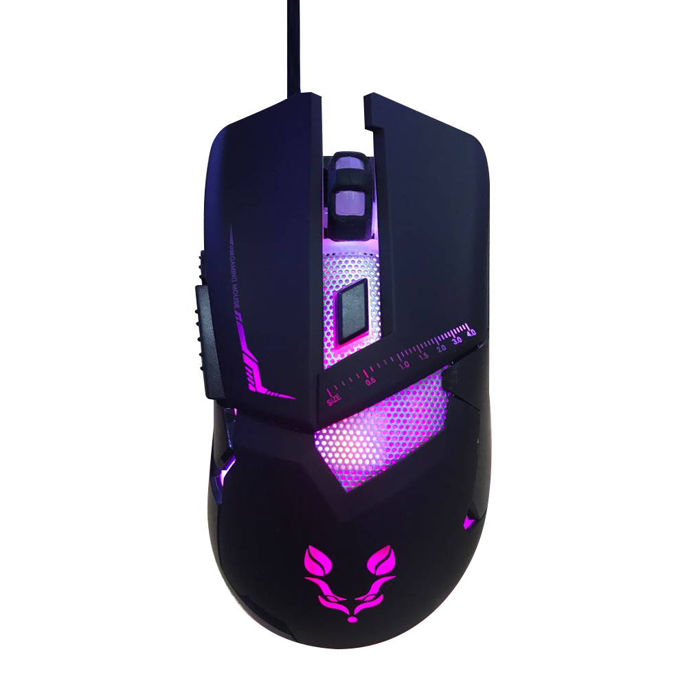 Chuột Chơi Game Có Dây RGb USB Với Tiếng Ồn Thấp, Màu Đen Và Vàng