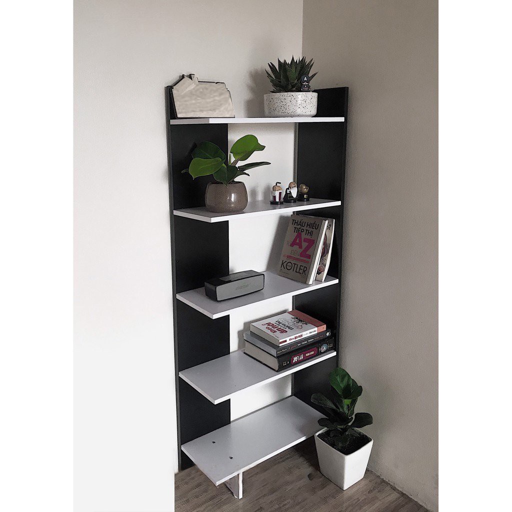 Kệ Góc Tường Trang Trí 5 Tầng Hoa Văn Gỗ Trang Trí Trong Nhà