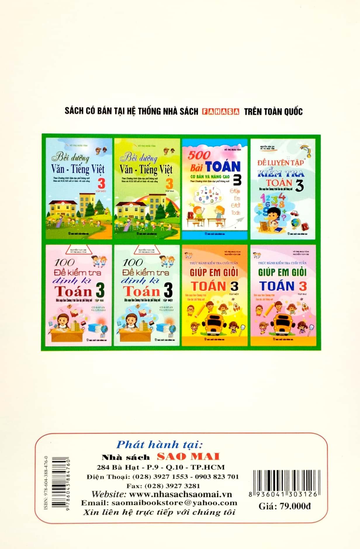 60 Đề Kiểm Tra Toán 3
