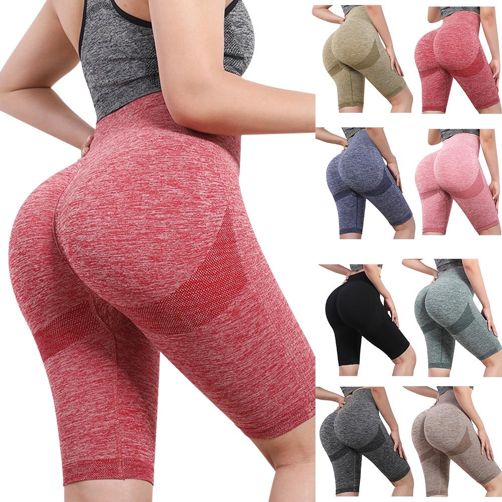 Phụ nữ mùa hè liền mạch SHETS GYM THANH Color: yellow Size: S