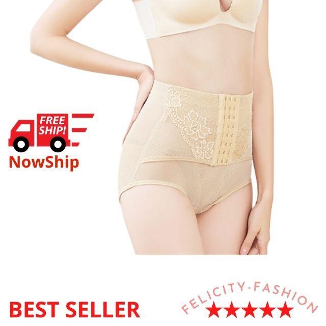 Quần Gen Nịt Bụng Cạp Cao Chống Cuộn 3 Khóa Cái MS668
