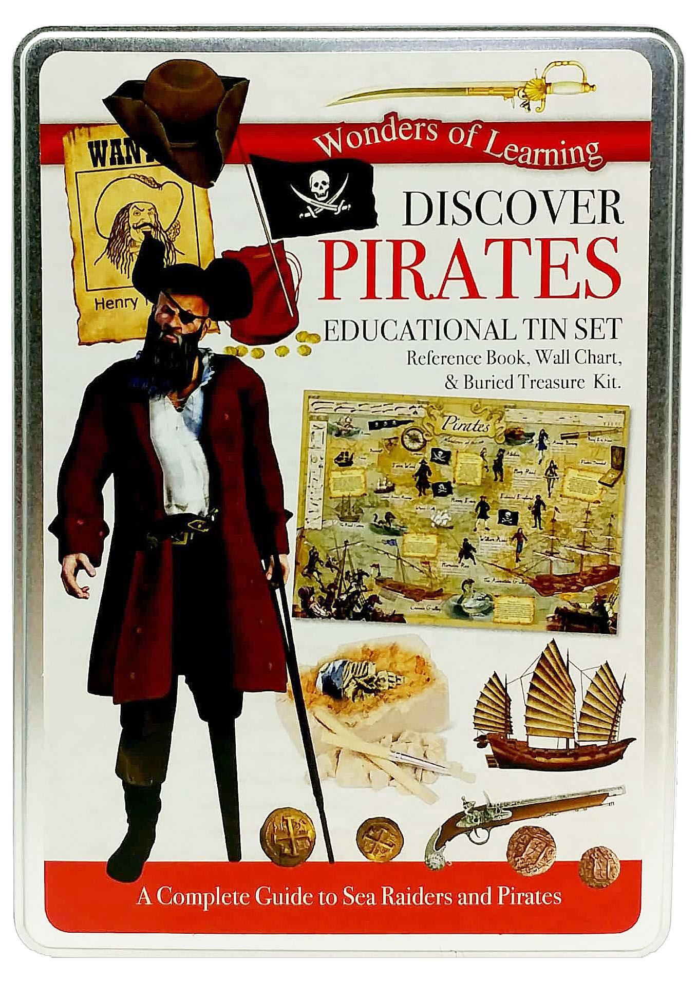 Wonder Of Learning - Discover Pirates - Educational Tin Set